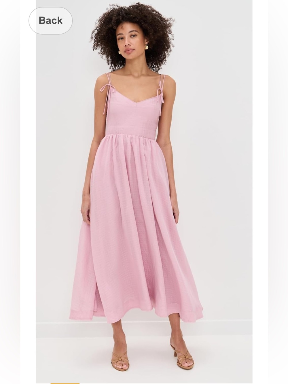 En Saison Bree Midi Dress in Soft Pink - Picture 2 of 6
